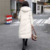 高梵大牌羽绒服女长款2020年新款高端时尚品牌韩版冬季加厚外套潮