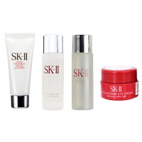 [专柜正品 顺丰速运]日本 SKII 面部护肤套装小样(洗面奶20ml+清莹露30ml+神仙水30ml+眼霜2.5g)
