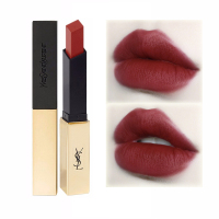 [专柜正品 顺丰速运]YSL圣罗兰小粉条细管柔光口红#214琥珀南瓜棕