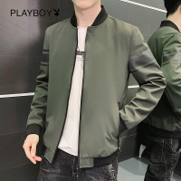 花花公子(PLAYBOY ICON)男士秋季2020潮流工装上衣夹克外套