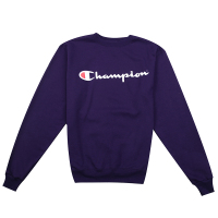 Champion 冠军 男女款美版草写白LOGO抓绒圆领套头卫衣 7346A