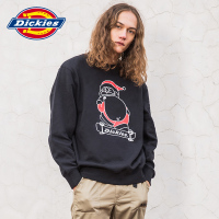 DICKIES春季新款男士圆领卫衣抓绒印花宽松休闲