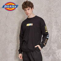 DICKIES春季新款男士长袖卫衣时尚印花宽松休闲