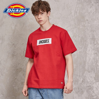 DICKIES夏季新款男士短袖T恤时尚BOX绣花徽章