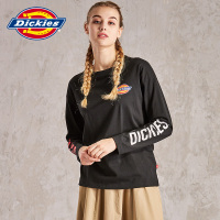 DICKIES春季新款女士长袖T恤Dickies Logo印花