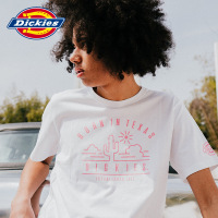 DICKIES夏季新款男士圆领短袖T恤时尚字母印花