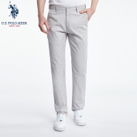 USPOLO ASSN（98%棉）春夏新款男士时尚简约透气微弹舒适休闲长裤