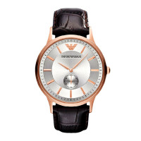阿玛尼(EMPORIO ARMANI)手表欧美钢带日历石英腕表商务男士 AR9101
