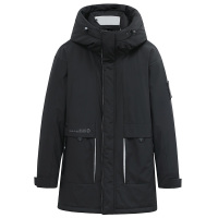 YAYA鸭鸭羽绒服男士新款秋冬季短款连帽羽绒服男士时尚羽绒外套