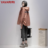 2021年春季新款风衣派克服外套女短款初春流行韩版宽松外套