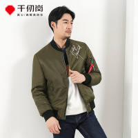 千仞岗男士秋冬新品短款羽绒服男时尚棒球服潮冬短款外套
