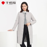 千仞岗(CHERICOM) 冬季新品羽绒服女中长款轻薄显瘦保暖外套