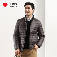 千仞岗新品羽绒服男时尚休闲立领男装轻薄羽绒服