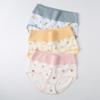 芬腾女士内裤女纯棉抗菌内裆透气底裤中腰提臀莫代尔三角短裤头女