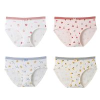 芬腾日系女士内裤女抗菌全棉裆短裤中腰女生少女可爱透气三角裤头