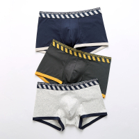 芬腾男士内裤男纯棉青年潮流透气四角裤男生平角裤运动宽松短裤头