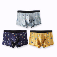 芬腾男士内裤男平角裤潮韩版个性纯棉质透气全棉青年四角裤头裤衩