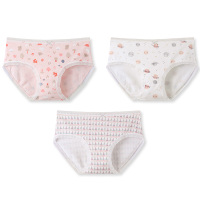 芬腾女士内裤女纯棉抗菌少女中腰提臀透气全棉内裆学生三角短裤头