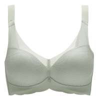 芬腾无钢圈聚拢文胸女士舒适大胸显小内衣女透气收副乳全罩杯胸罩