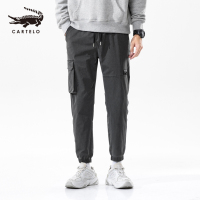卡帝乐鳄鱼(CARTELO)男士2020新款潮流时尚休闲宽松百搭运动工装裤