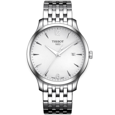 天梭(TISSOT)手表 俊雅系列石英男士手表瑞士手表
