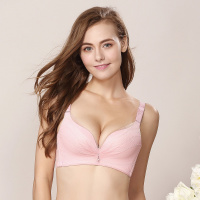 都市丽人性感蕾丝花卉绣纹舒适聚拢侧收女士文胸胸罩内衣088652