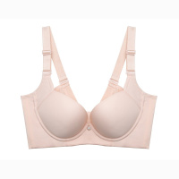 都市丽人【3D立体聚拢杯】光面无痕上托收副乳女士内衣胸罩文胸YB6524