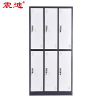 震迪 六门更衣柜灰白套色N10138
