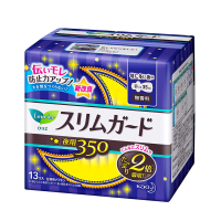 日本kao花王卫生巾乐而雅S系列夜用35cm*13片轻薄零触感 纸面柔和 不闷不痒（新旧款及版本随机发货）