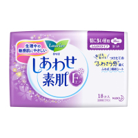 日本kao花王卫生巾乐而雅F系列日用25cm*19片轻薄零触感 纸面柔和 不闷不痒（新旧款及版本随机发货）