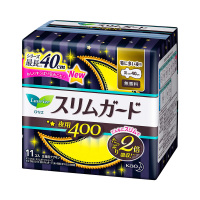 日本kao花王卫生巾乐而雅S系列夜用40cm11片轻薄零触感 纸面柔和 不闷不痒（新旧款及版本随机发货）