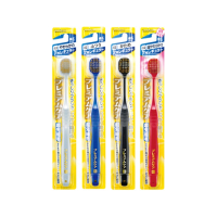 【两支】日本EBISU惠百施 宽幅细毛牙刷#82 极细密超软毛 增幅宽幅刷头 护龈成人牙刷（新老款及颜色及版本随机发货）