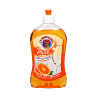 意大利大公鸡浓缩洗洁精#香橙味500ml 去污快低泡易漂洗 厨房餐具果蔬洗洁精（新老款及版本随机发货）