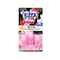 【3个装】日本小林制药厕所马桶小花朵除臭除菌凝胶#玫瑰花香7.5g*3异味清新剂 开花凝胶（新老款及版本随机发货）