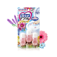【3个装】日本小林制药厕所马桶小花朵除臭除菌凝胶#百花香7.5g*3异味清新剂 开花凝胶（新老款及版本随机发货）