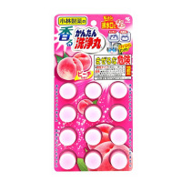 日本小林制药排水管清道夫#蜜桃味5.5g*12颗 厕所厨房卫生间下水管道疏通剂 疏通清新空气（新老款及版本随机发货）