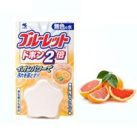 日本小林制药蓝泡泡洁厕块洁厕宝#橙子味120g/个 马桶清洁块 长效马桶厕所除异味（新老款及版本随机发货）