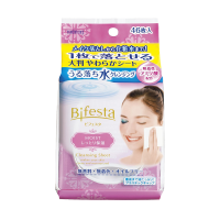 日本Mandom曼丹Bifesta免洗卸妆湿巾棉#保湿滋润粉色款46枚 深层洁净 温和无刺激（新老款及版本随机发货）