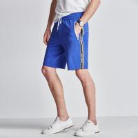 千纸鹤休闲裤男2019夏季时尚运动松紧腰宽松五分中裤90220