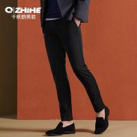 千纸鹤男士韩版休闲裤男2018新款直筒男裤青年商务潮流裤子70035