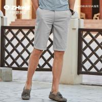 千纸鹤宽松短裤男韩版五分运动休闲裤夏季薄款男士中裤黑色裤子潮9818