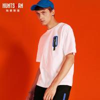 海德斯曼2018新款短袖男士T恤男潮 青少年夏季T恤 宽松半袖衫2911