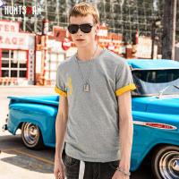 海德斯曼纯棉短袖T恤男学生韩版潮 夏季2018新款百搭半袖体恤2832