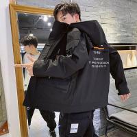 海德斯曼潮牌 连帽夹克男2020春秋新款短款休闲宽松机能工装风春装潮外套男韩版30375