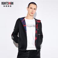 海德斯曼潮牌2018新款两面穿迷彩夹克外套男青年连帽修身情侣薄上衣3690