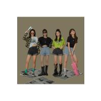 OtherMix小皮带牛仔短裤2021年夏季新款水洗宽松高腰薄款热裤子女