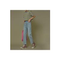 OtherMix潮酷九分牛仔裤2021年夏季新款韩版直筒休闲高腰薄裤子女