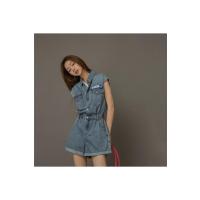 OtherMix潮流少女连体裤2021年夏季新款高腰薄款牛仔女式短裤子潮