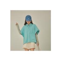 OtherMix抽绳多色扣T恤2021年夏季新款polo领大口袋短袖女式上衣