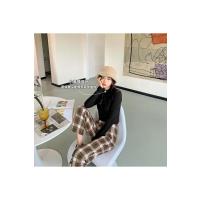 七格格修身T恤打底衫2020冬季新款女装气质纯色百搭圆领时尚上衣